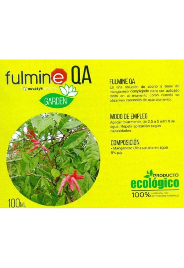 CORRECTOR MANGANESO FULMINE QA 100 ML JIERBA ECOGROW 