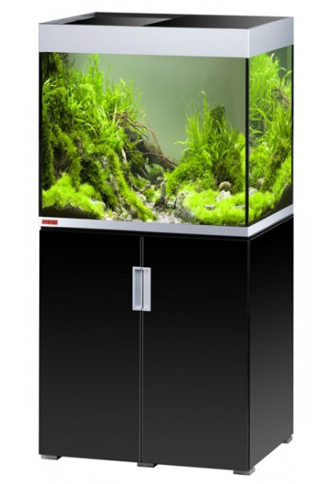 ACUARIO EHEIM INCPIRIA 200 LED PLATA + MUEBLE