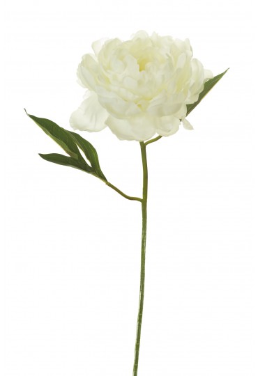 PEONIA ARTIFICIAL 30 CM CREMA