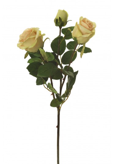 RAMANAJE ROSA ARTIFICIAL 61CM ROSA