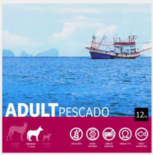 Pienso Para Perros Fidelity Adult Medium Pescado 12 Kg Mundo Verde Garden Center