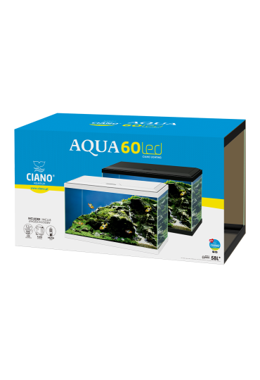 ACUARIO AQUA 60 LED NEGRO