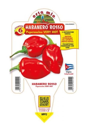 Pimiento Habanero Rojo M 14