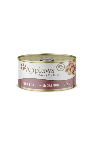 Applaws Cat Lata Filete De Atun Salmon Caldo 70Gr