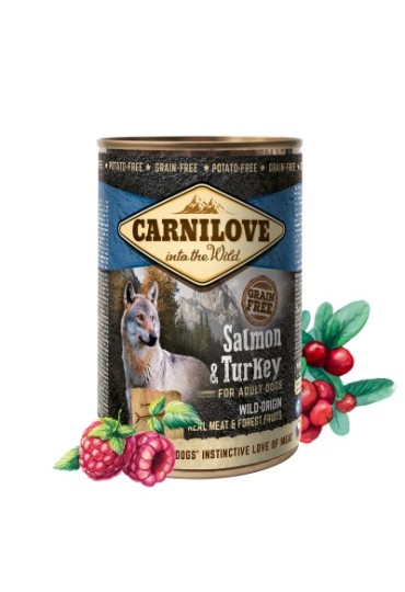 Carnilove Canine Adult Salmon Pavo 400Gr