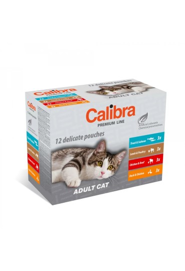 Calibra Cat Adult Pouch 12X100gr