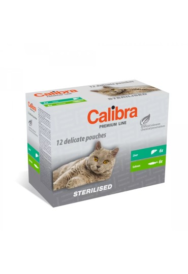 Calibra Cat Sterilised Pouch 12X100gr