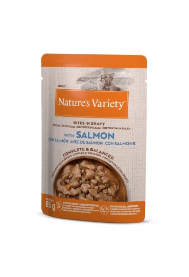 Nature's Variety Original Salsa Salmón Gatos 85Gr