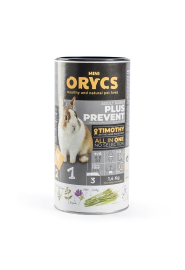 Mini Orycs Adult Plus Prevent Rabbit 1.4 Kg