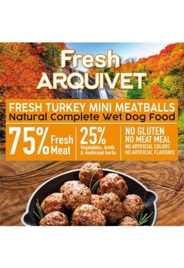 Arquivet Fresh Mini Albóndigas Con Pavo 200 Gr.