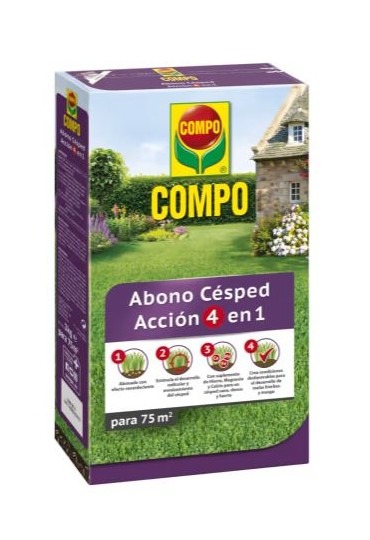 Compo Abono Cesped 4 En 1 3Kg