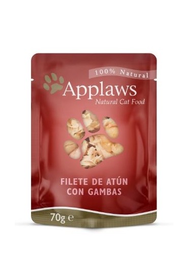 Applaws Cat Sobre Atun Y Gambas Del Pacifico 70Gr