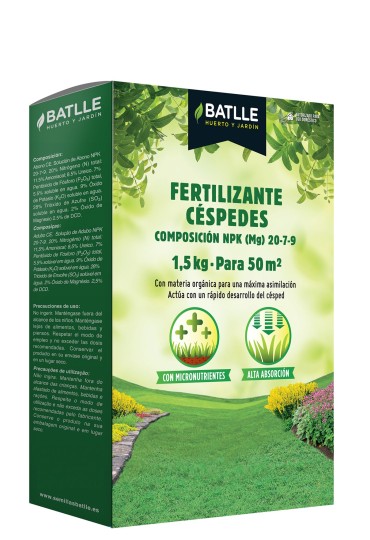 Fertilizante Cesped Caja 1,5 Kg