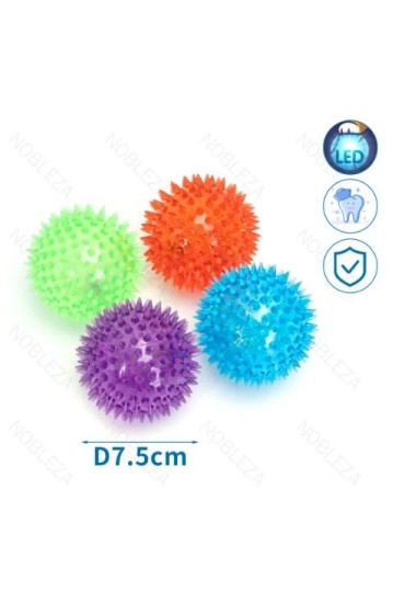 Pelota Con Luz Intermitente 7.5Cm