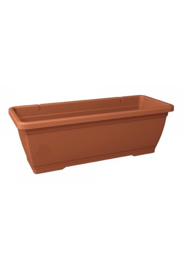 JARDINERA PLASTICO PRIMAVERA TERRACOTA