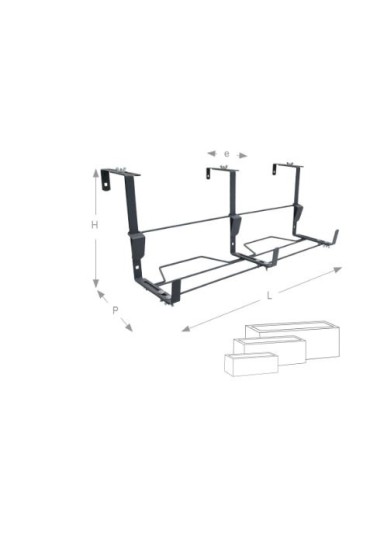 Soporte Jardinera Adaptable Gr 885C6