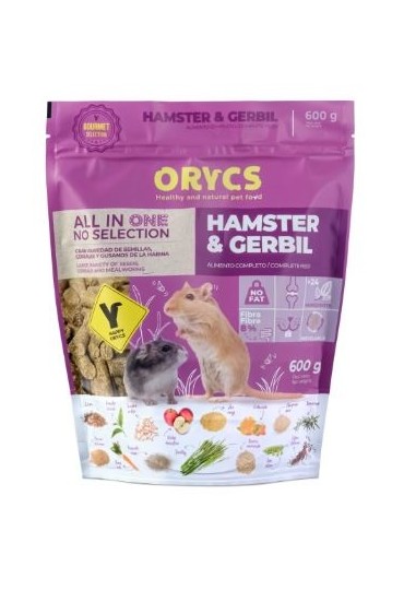 Orycs Hamster & Jerbo 600Gr